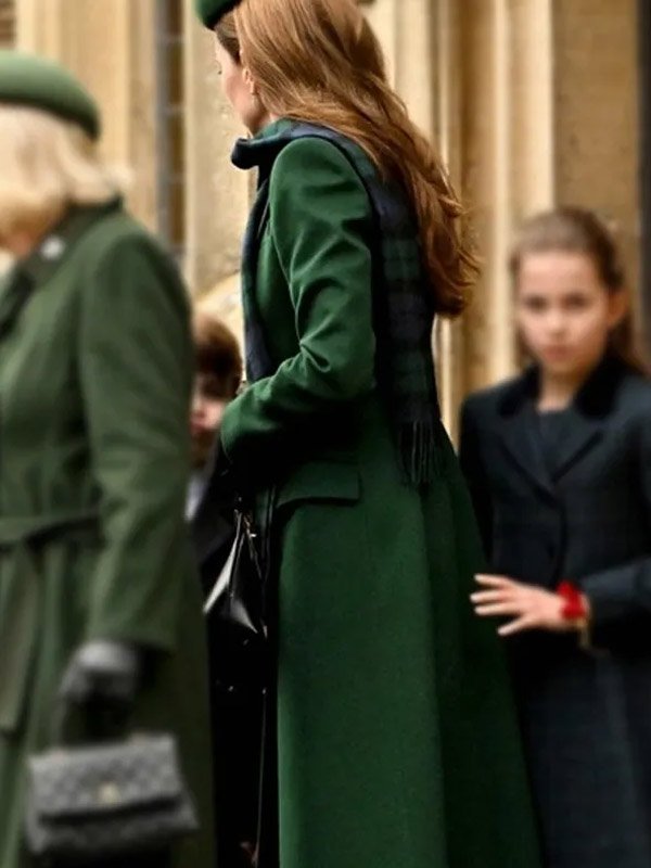 Shop Kate Middleton Green Coat