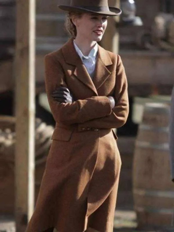 Buy Dominique McElligott Brown Coat
