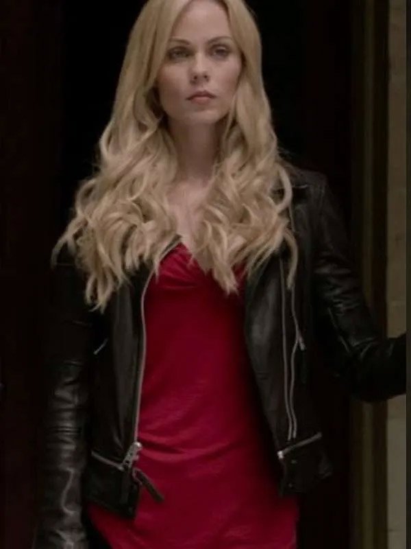 Shop Elena Michaels Bitten Leather Jacket