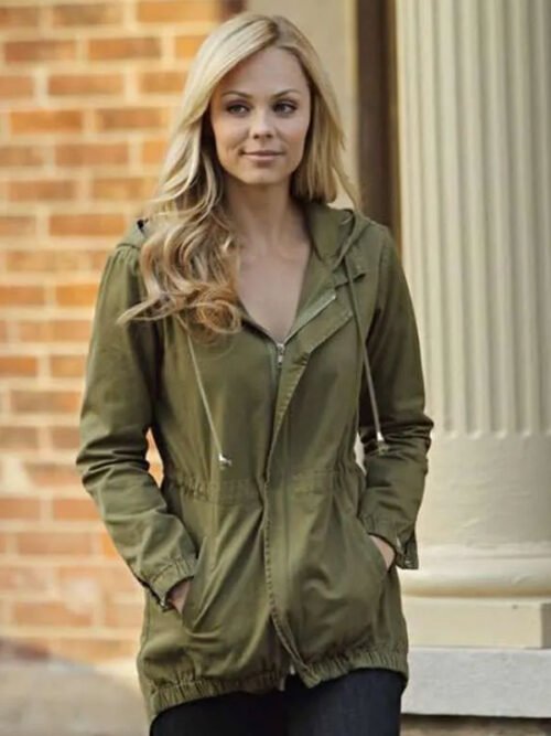Shop Elena Michaels Bitten Green Hooded Jacket