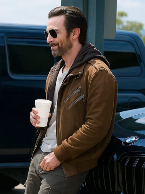 Shop Exit Protocol Scott Martin Suede Jacket