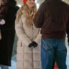 Shop Fiona Gubelmann A Royal Montana Christmas White Puffer Coat
