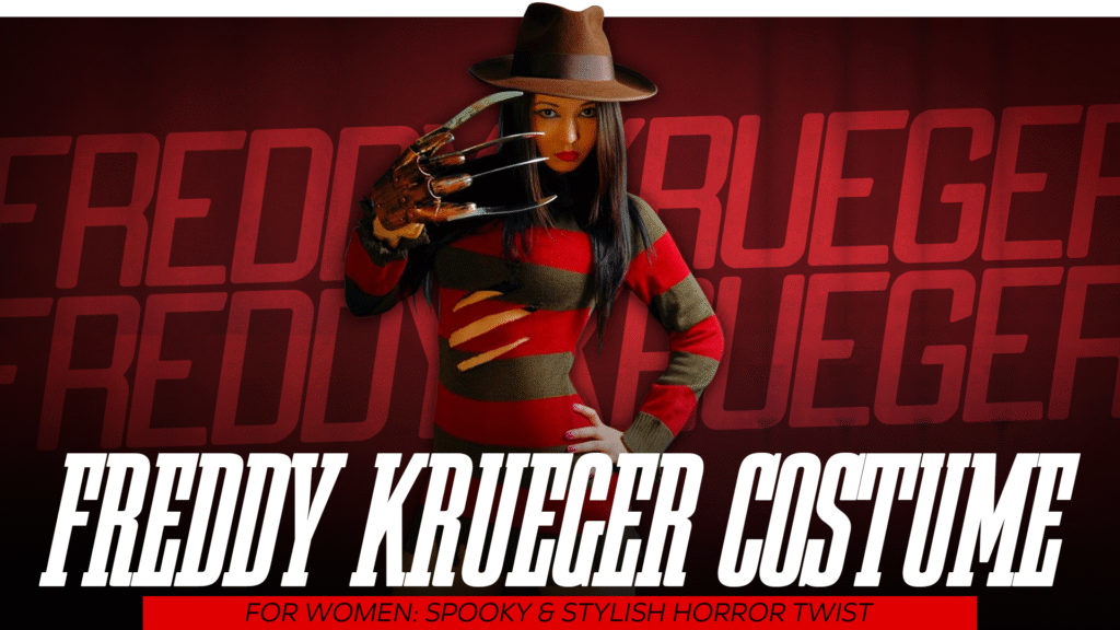 Freddy Krueger Costume for Women Spooky & Stylish Horror Twist