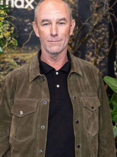 Buy Jamie McShane Task Green Suede Leather Jacket