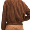 Shop Eve Drake Shifting Gears S02 Suede Bomber Jacket