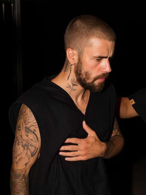 Buy Justin Bieber LA Black Vest