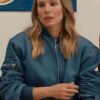 Shop American Actress Kristen Bell Tv-Series Nobody Wants This Blue Denim Jacket