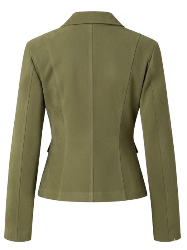 Buy Laurel Hammond-Green Suede Jacket