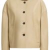 Shop Loot S03 Molly Novak Beige Leather Jacket