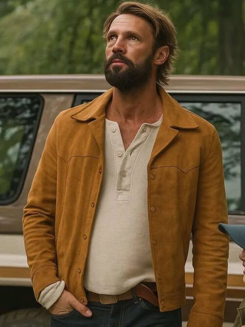 Shop Pieter Embrechts The Balloonist Brown Suede Jacket