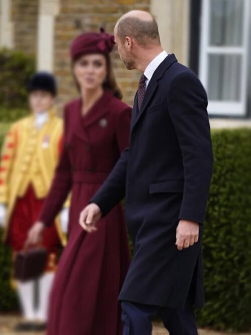 Shop Prince William US State Visit Black Coat