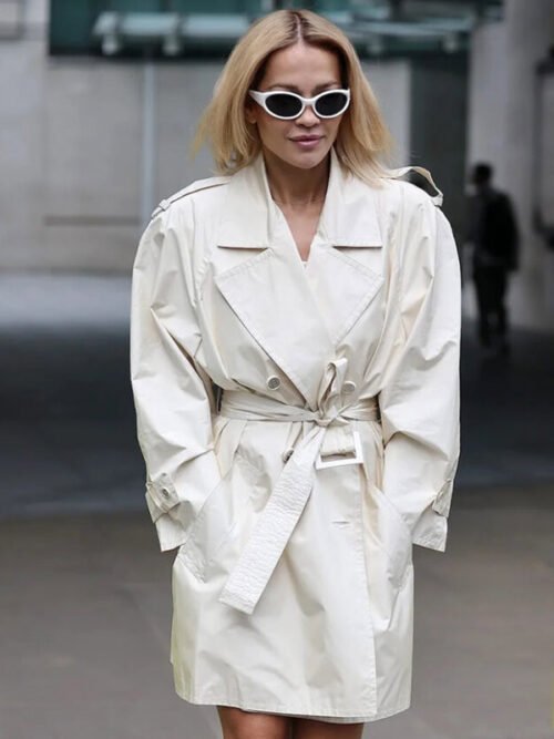 Shop Rita Ora Heart Breakfast Radio Studios Coat