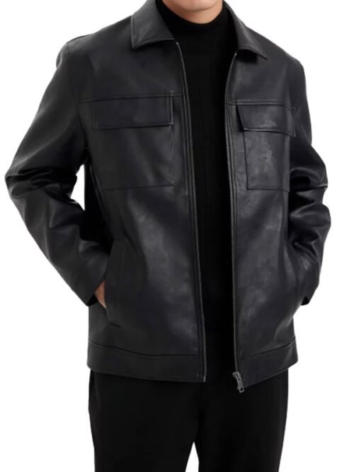 Shop Sam Riordan Gen V Asa Germann Leather Jacket