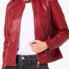 Shop Amanda Arcuri Leather Jacket