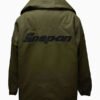 Buy Snap On Green Hooded Jacket