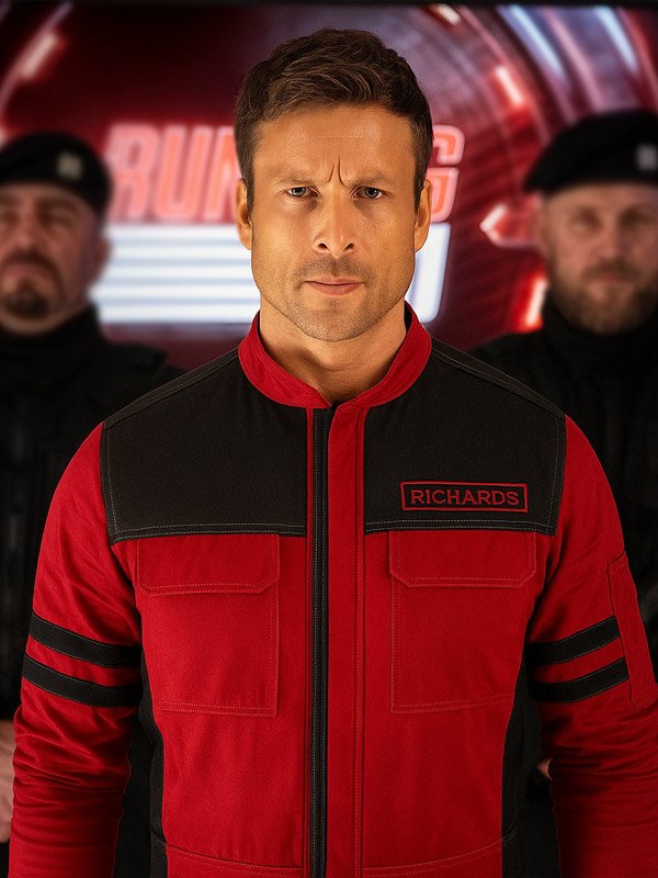 Shop The Running Glen Powell Cotton Jacket