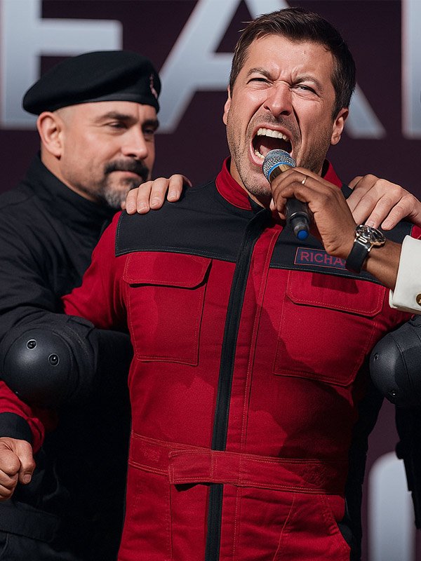 Buy The Running Man 2025 Glen Powell Cotton Jacket