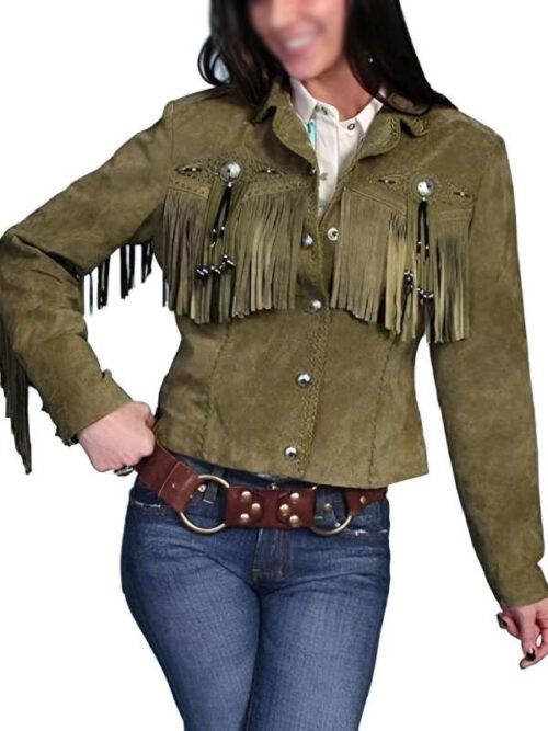 Shop The Wrong Paris Christin Park Suede Fringe Jacket