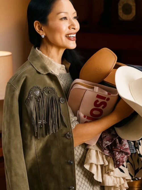 Shop The Wrong Paris Christin Park Suede Jacket