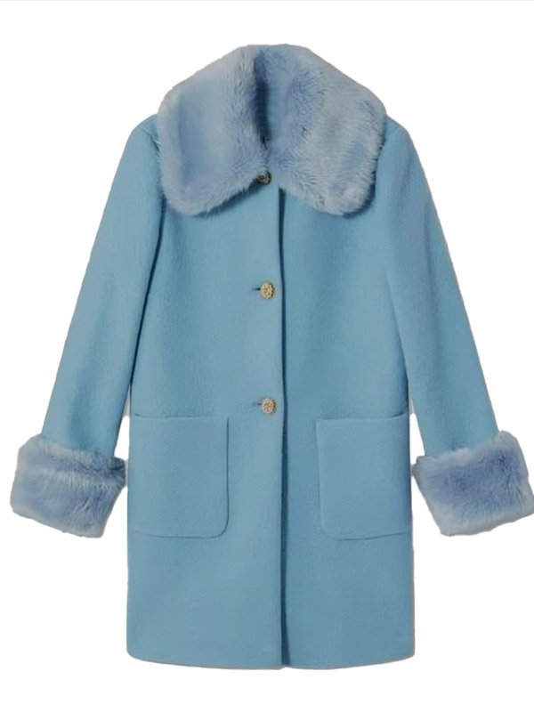 Shop Too Much S01 Megan Stalter Blue Coat