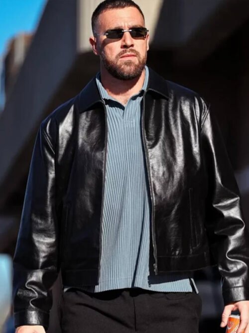 Shop Travis Kelce Kansas City Chiefs 2025 Leather Jacket