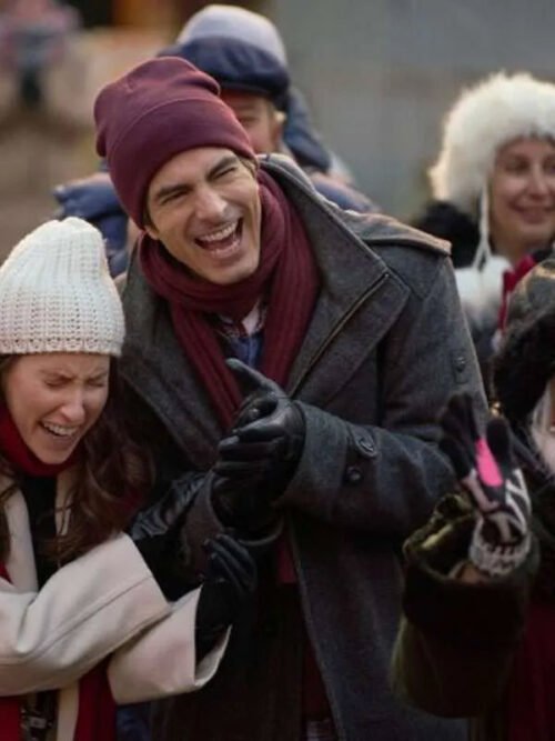 Shop A Keller Christmas Vacation Brandon Routh Grey Coat