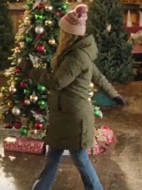 Shop Alicia Silverstone A Merry Little Ex-Mas Green Jacket