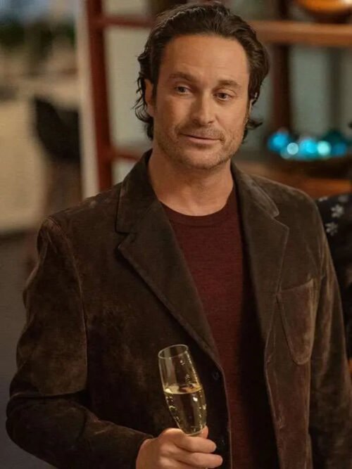 Shop A Merry Little Ex-Mas Oliver Hudson Brown Blazer