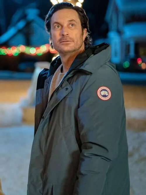 Shop A Merry Little Ex-Mas Oliver Hudson Hooded Jacket