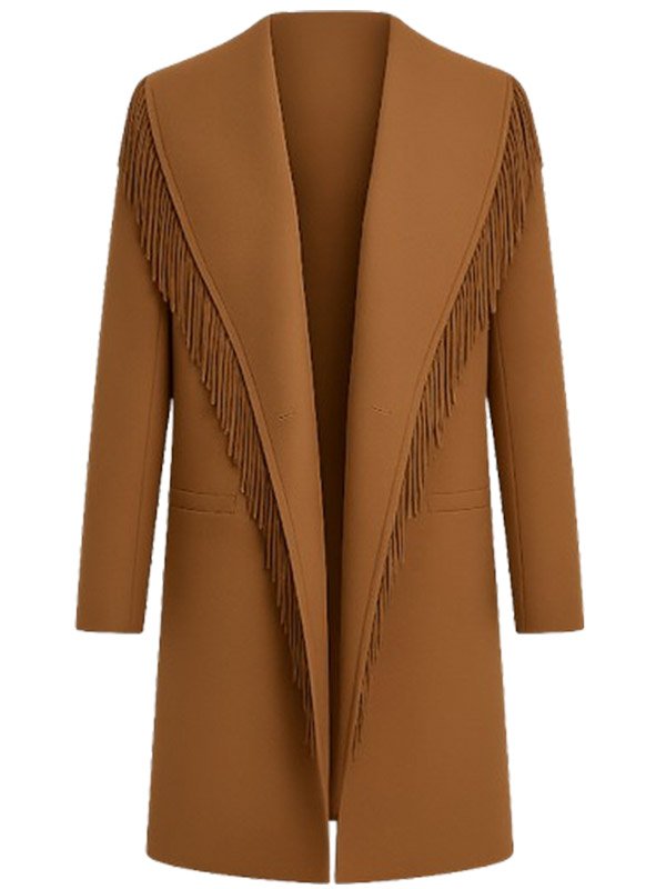 Shop A Royal Montana Christmas 2025 Fiona Gubelmann Brown Coat