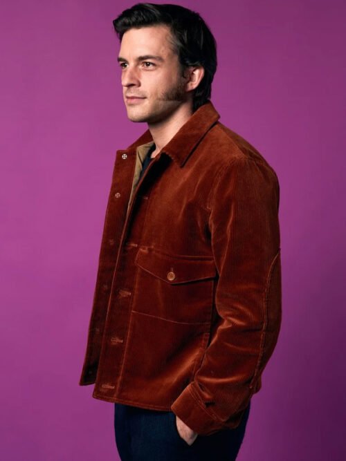 Shop Jonathan Bailey Brown Jacket