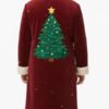 Buy Christmas Tree Red Long Santa Coat