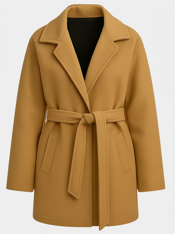 Buy Emma Mackey Ella McCay Brown Coat