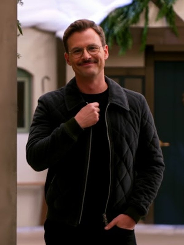 Shop Gingerbread Land SO1 Brad Goreski Black Quilted Jacket