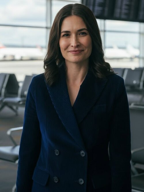 Shop Pluribus Karolina Wydra Blue Corduroy Blazer