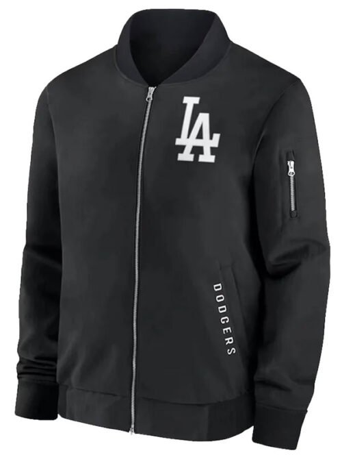 Shop LA Dodgers Dugout Black Jacket