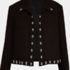 Shop May Grant 9-1-1 S09 Black Studded Jacket
