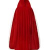 Buy Mrs Santa Claus Velvet Hooded Cape