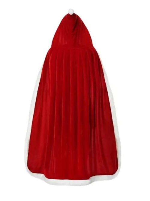 Buy Mrs Santa Claus Velvet Hooded Cape