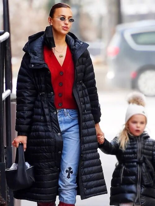 Shop NYC Irina Shayk Hooded Coat