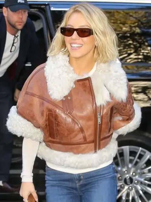 Buy NYC Sydney Sweeney Shearling Jacket