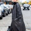 Buy Naomi Watts NYC 2025 Black Leather Coat