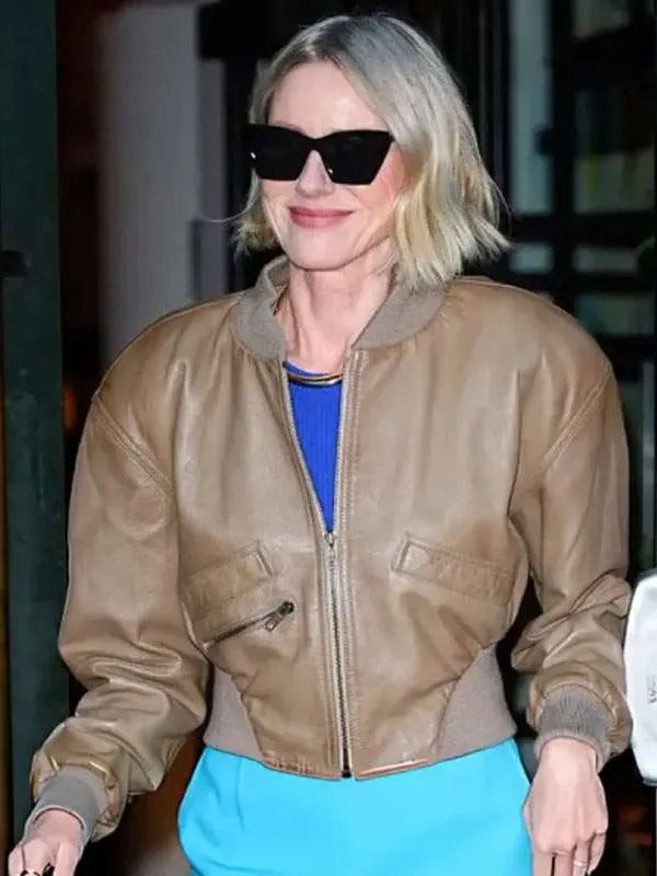 Buy Naomi Watts NYC 2025 Brown Jacket