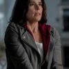 Shop Neve Campbell Suede Leather Jacket