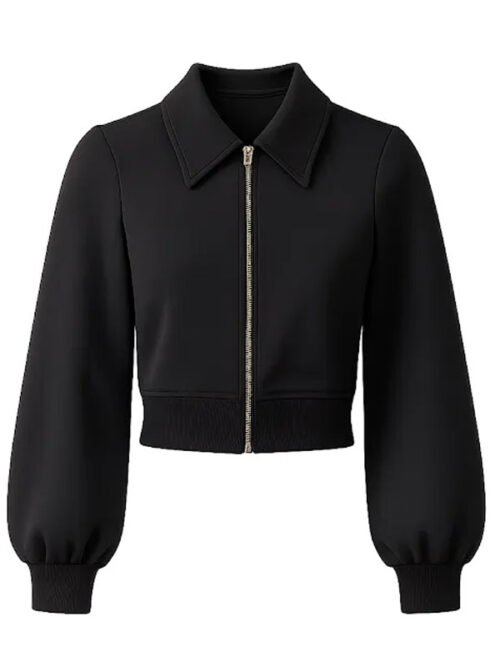 Shop Stella Bak The Morning Show Greta Lee Black Jacket