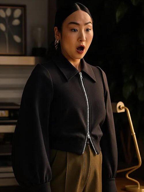 Shop Stella Bak The Morning Show Black Jacket