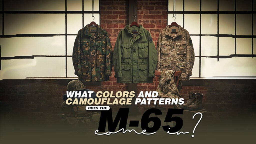 colors and camouflage patterns of the m65 military jacket