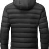 Buy Winter Lightweight Black Puffer Hooded Jacket