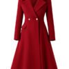 Shop Ginna Claire Mason A Newport Christmas 2025 Ella Red Wool Coat