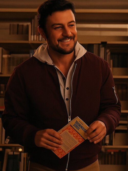 Shop Tyler Hynes Movie Christmas Above the Clouds 2025 Jake Phelps Jacket